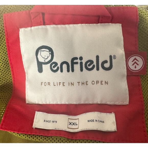 Penfield Project PAC Red Olive Green Cotton Nylon Windbreaker Jacket XXL Men’s - Picture 3 of 5